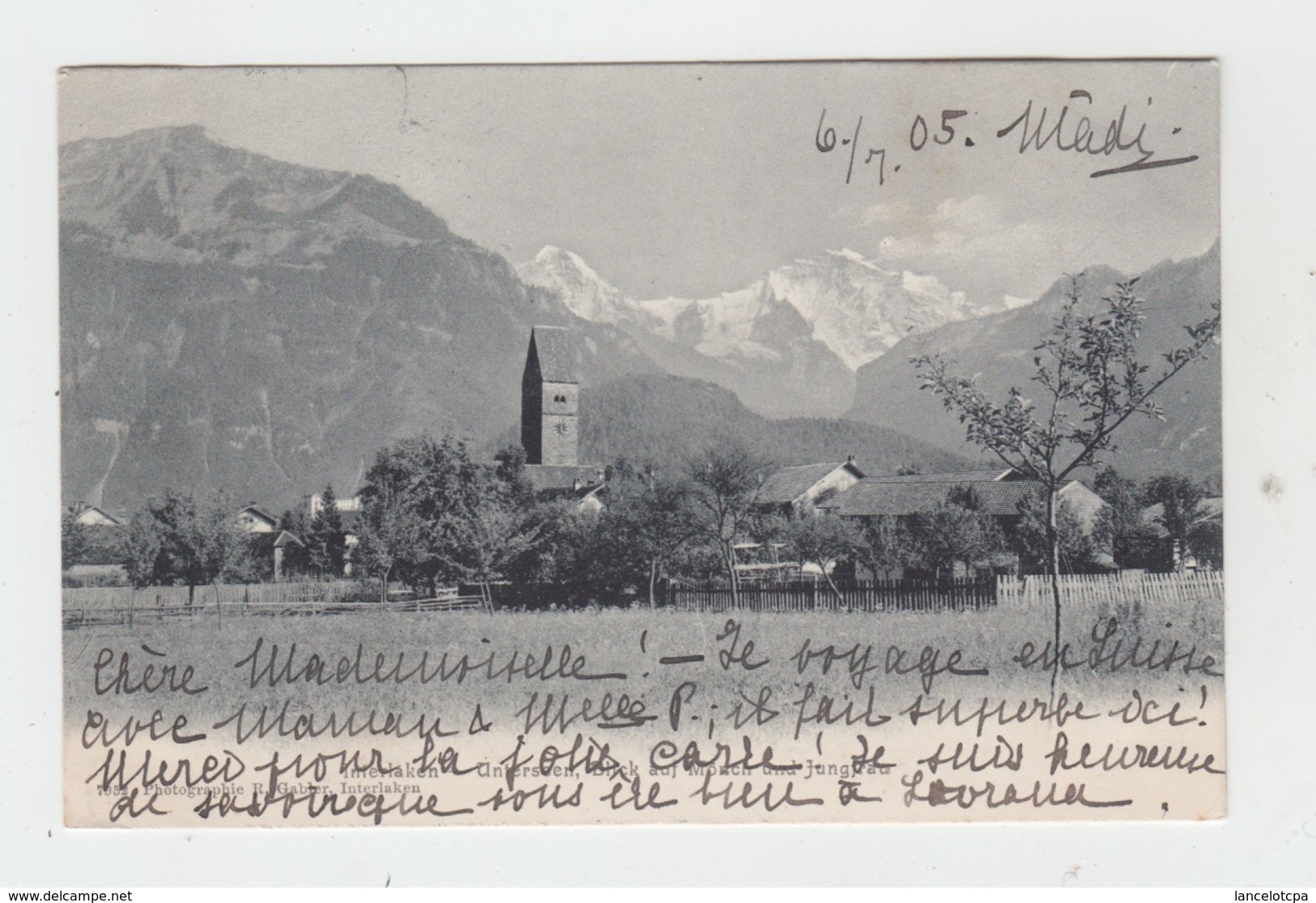 INTERLAKEN / UNTERSEEN - BLICK AUF MONCH UND JUNGFRAU - Unterseen