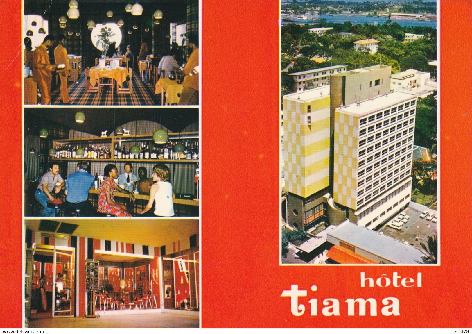 COTE D'IVOIRE-----ABIDJAN--Hôtel TIAMA--voir 2 Scans - Côte-d'Ivoire