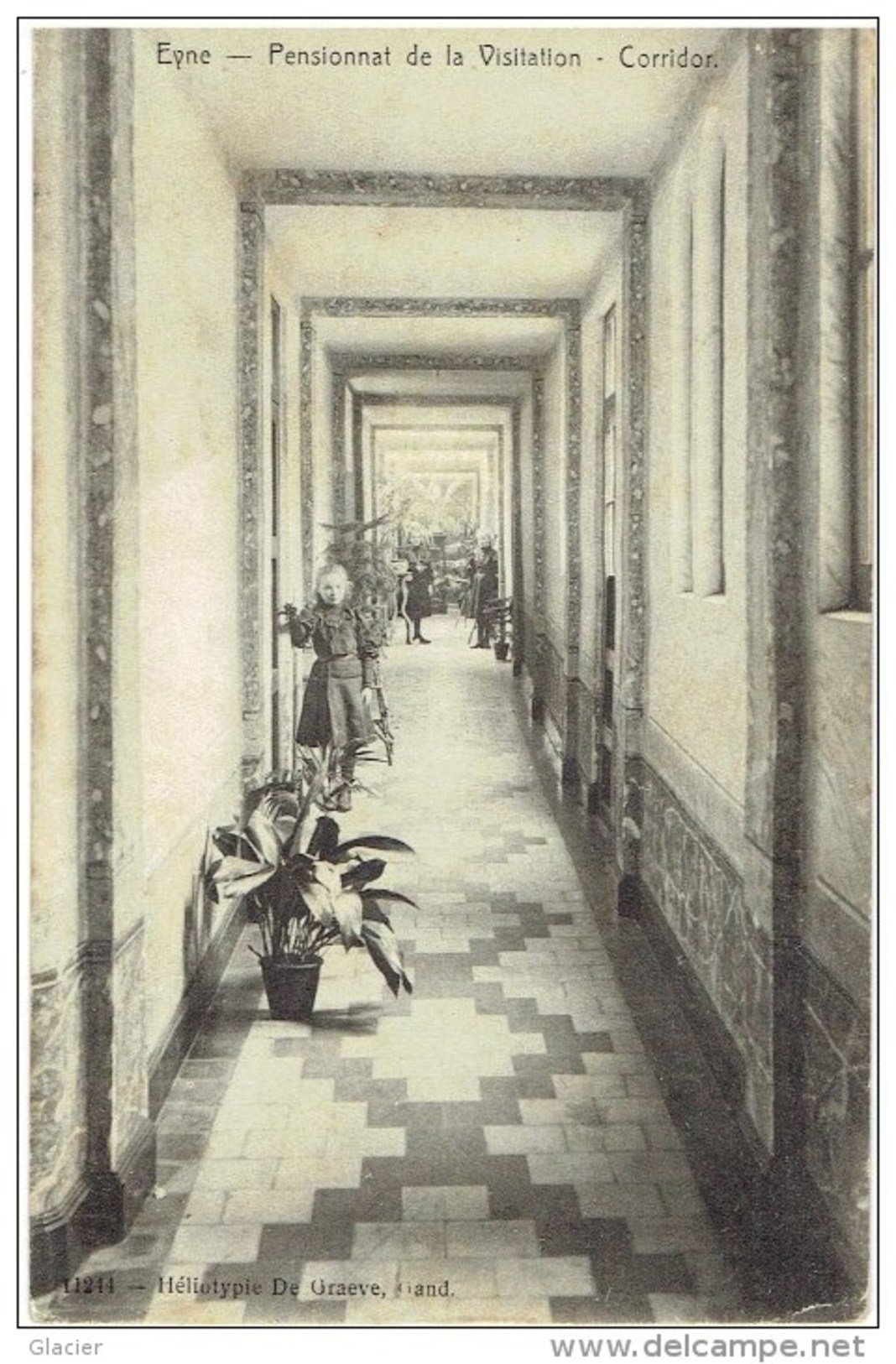 EYNE - Oudenaarde - Pensionnat De La Visitation - Corridor - 11244 Héliotypie De Graeve Gand - Oudenaarde