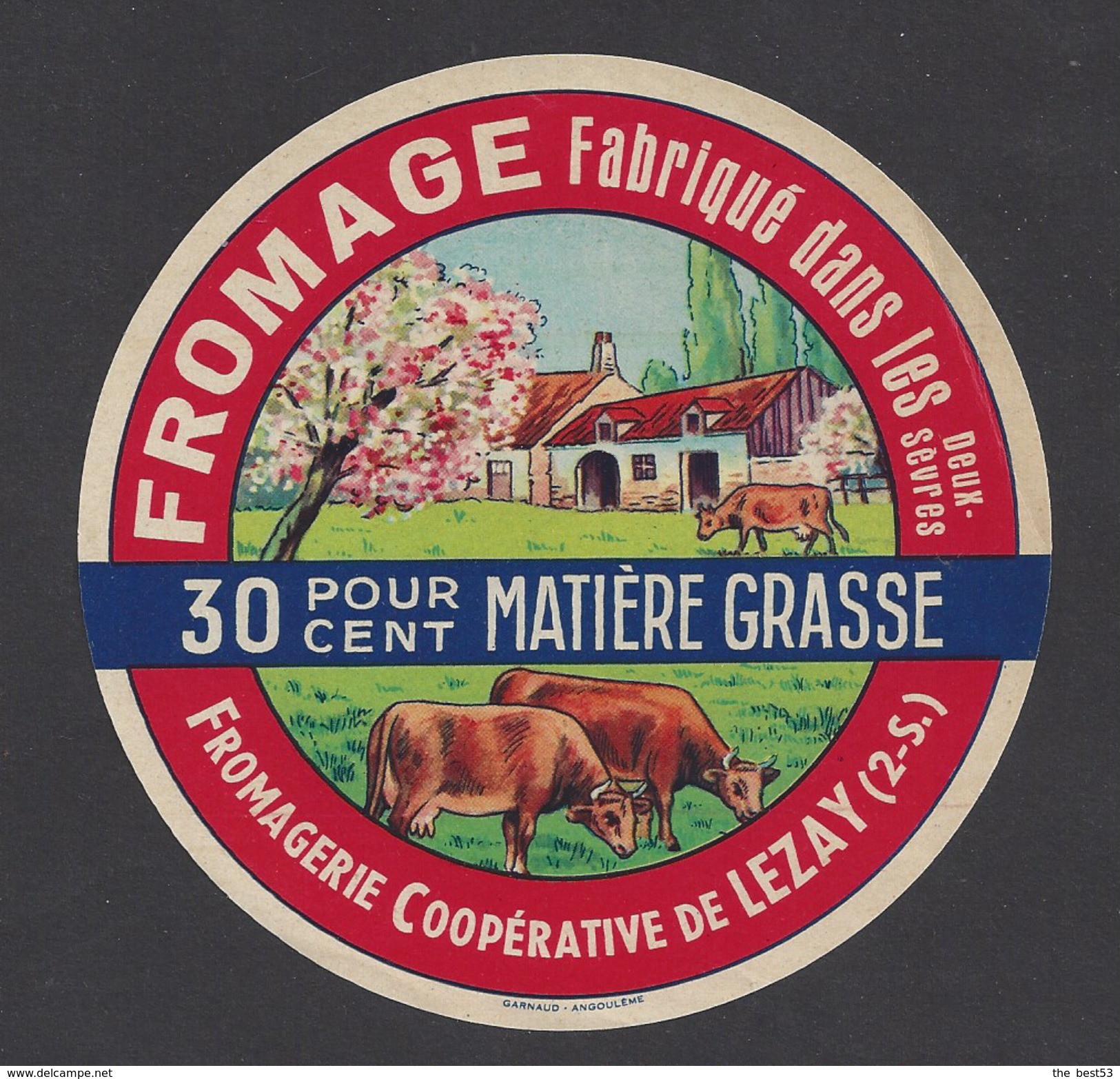 Etiquette De  Fromage  -  Lait. Coop. De Lezay  (79 ) - Fromage