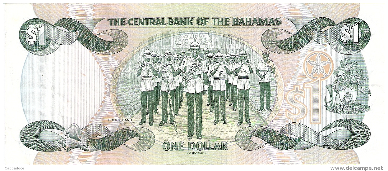 BAHAMAS   1 Dollar   L. 1974 (1992)   P. 51 - Bahamas