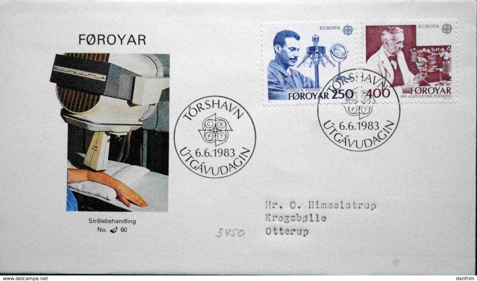 Faroe Islands  1983  EUROPA   MiNr.84-85   FDC   ( Lot  6287) - Faroe Islands