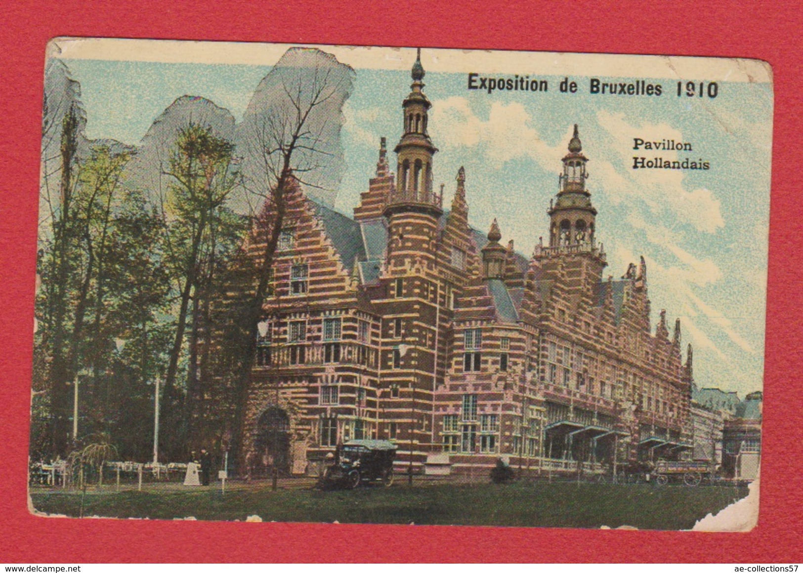 Bruxelles  --  Expo De 1910  -- Pavillon Hollandais  -- 14 Armee Korps  --  25/5/1915 - Expositions Universelles