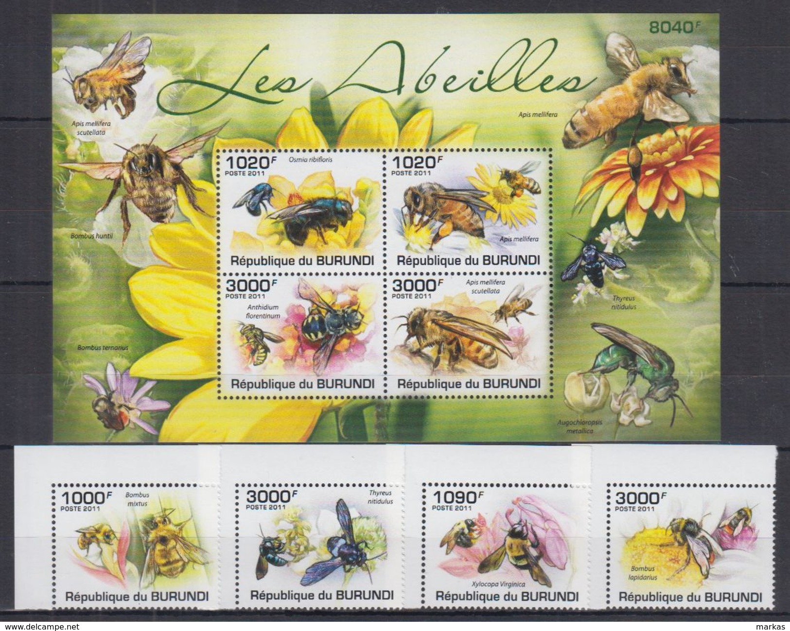 BB32 Burundi - MNH - Insects - 2012 - Sonstige & Ohne Zuordnung