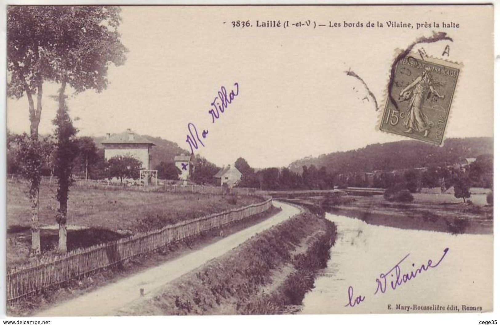 35 Laillé - Les Bords De La Vilaine Près La Halte - Autres & Non Classés