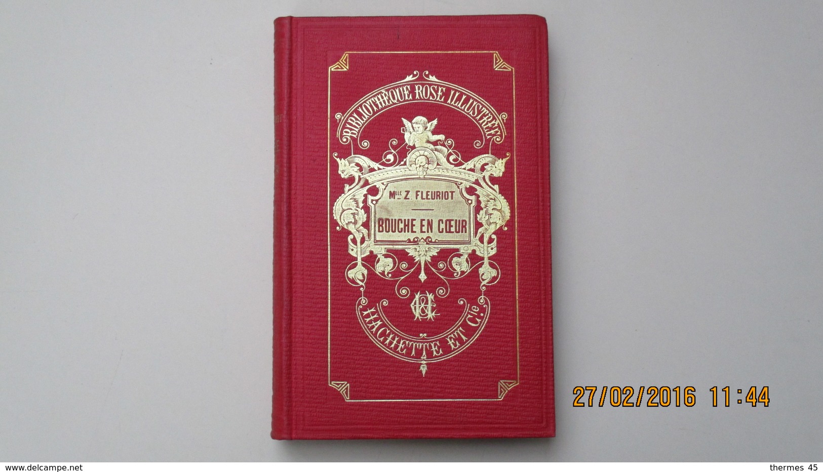BIBLIOTHEQUE ROSE ILLUSTREE / Mlle Zénaïde FLEURIOT / BOUCHE EN COEUR / HACHETTE 1882. - Bibliothèque Rose