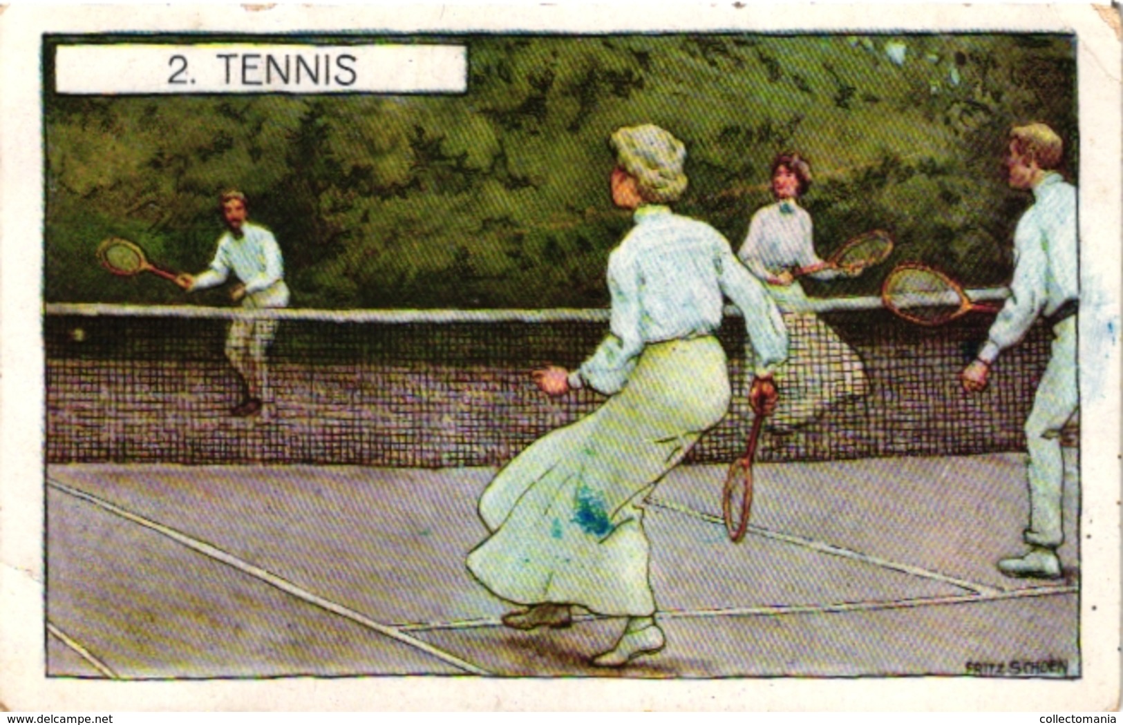 5 CardsTennis Pub Chocolate Jaime Boix Barcelona   Margarine Hoyer Rostock  Pin Up Girl Illustr Elugren Litho PubTENNIS