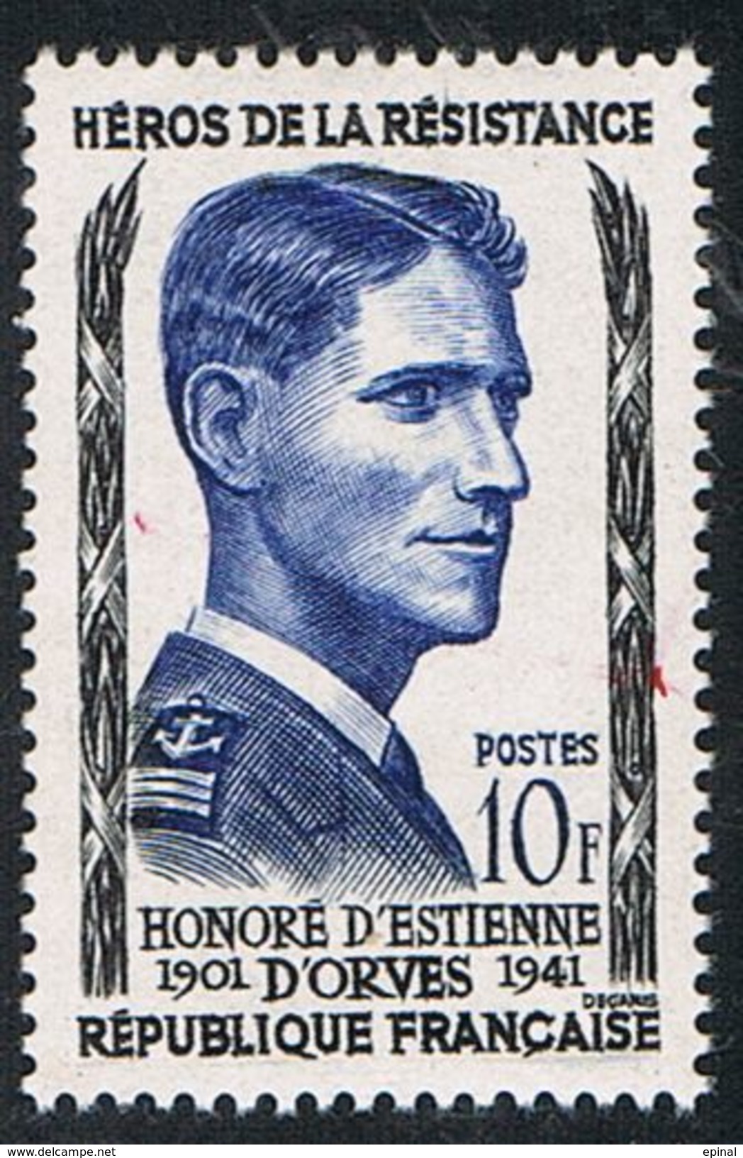 FRANCE : N° 1101 ** (Héros De La Résistance : Honoré D'Estienne D'Orves) - PRIX FIXE - - Unused Stamps