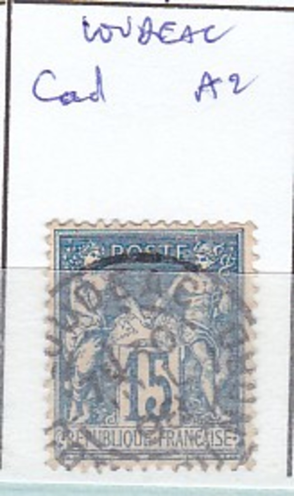 COTES D'ARMOR - S/ 101 - 15c Bleu   Sage - Oblit CAD  A2   (  Loudeac ) - Autres & Non Classés