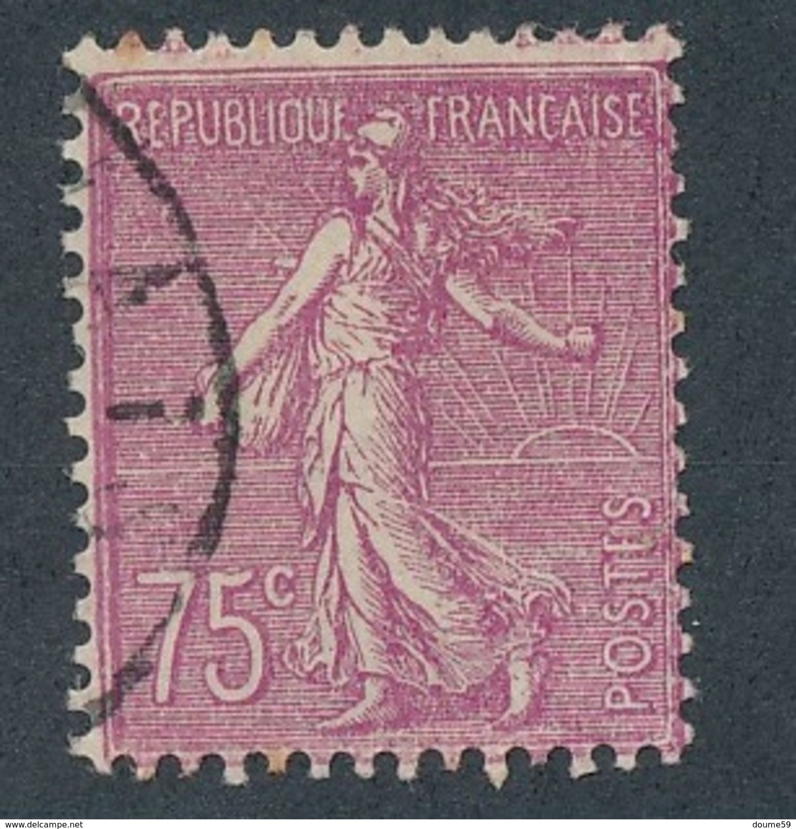 BA-67: FRANCE: Lot Avec N°202a Type II  Obl Signé Calves - 1903-60 Sower - Ligned