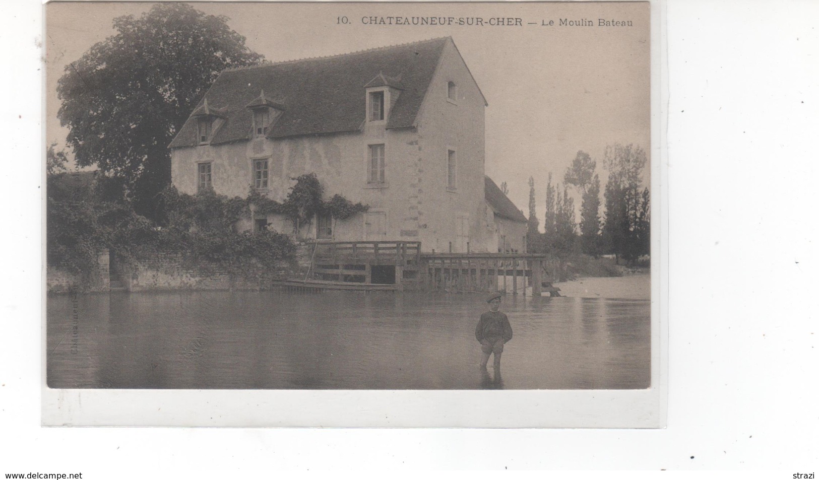 CHATEAUNEUF-SUR-CHER - Le Moulin Bateau (très Bon état) - Chateauneuf Sur Cher