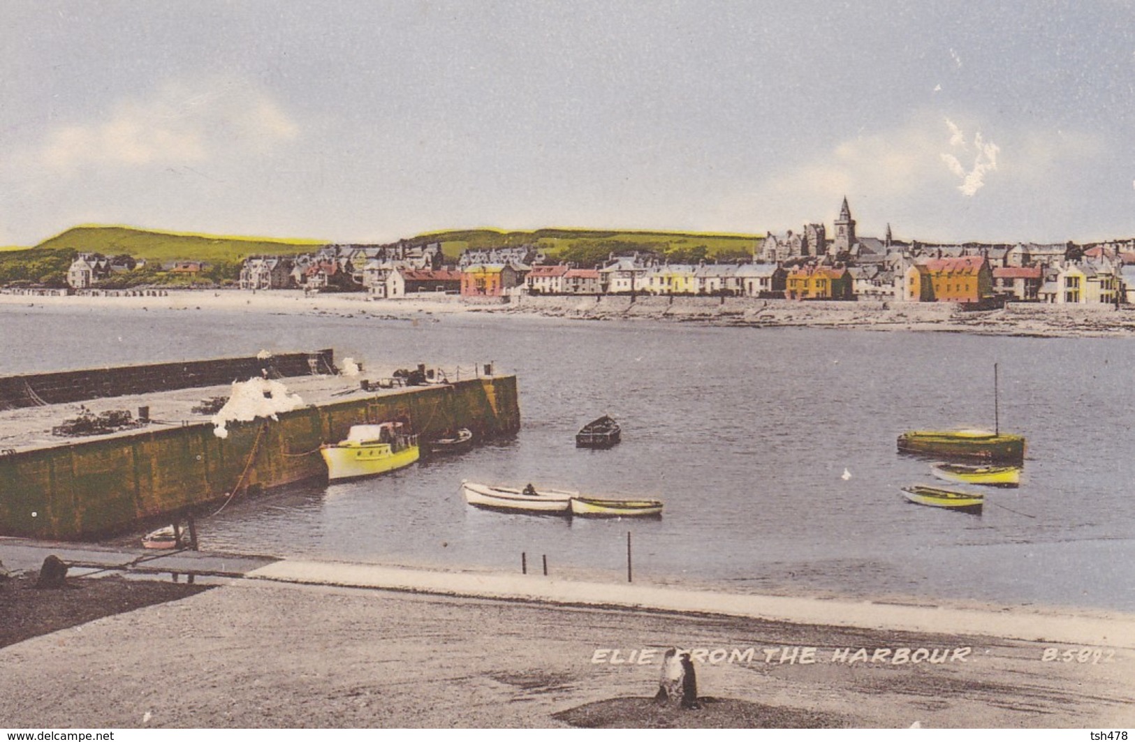 ECOSSE---ELIE FROM THE HARBOUR---(état Moyen Carte Rapée)--voir 2 Scans - Fife