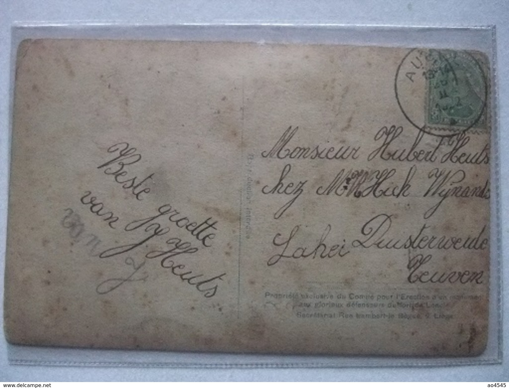L25 Postkaart Ans - Fort De Loncin - 1922 - Ans