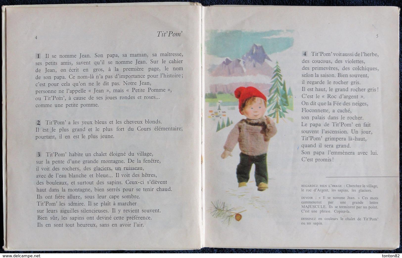 René Jacquenet - TIT' POM - Classiques Hachette - 1964 ) . - 6-12 Ans