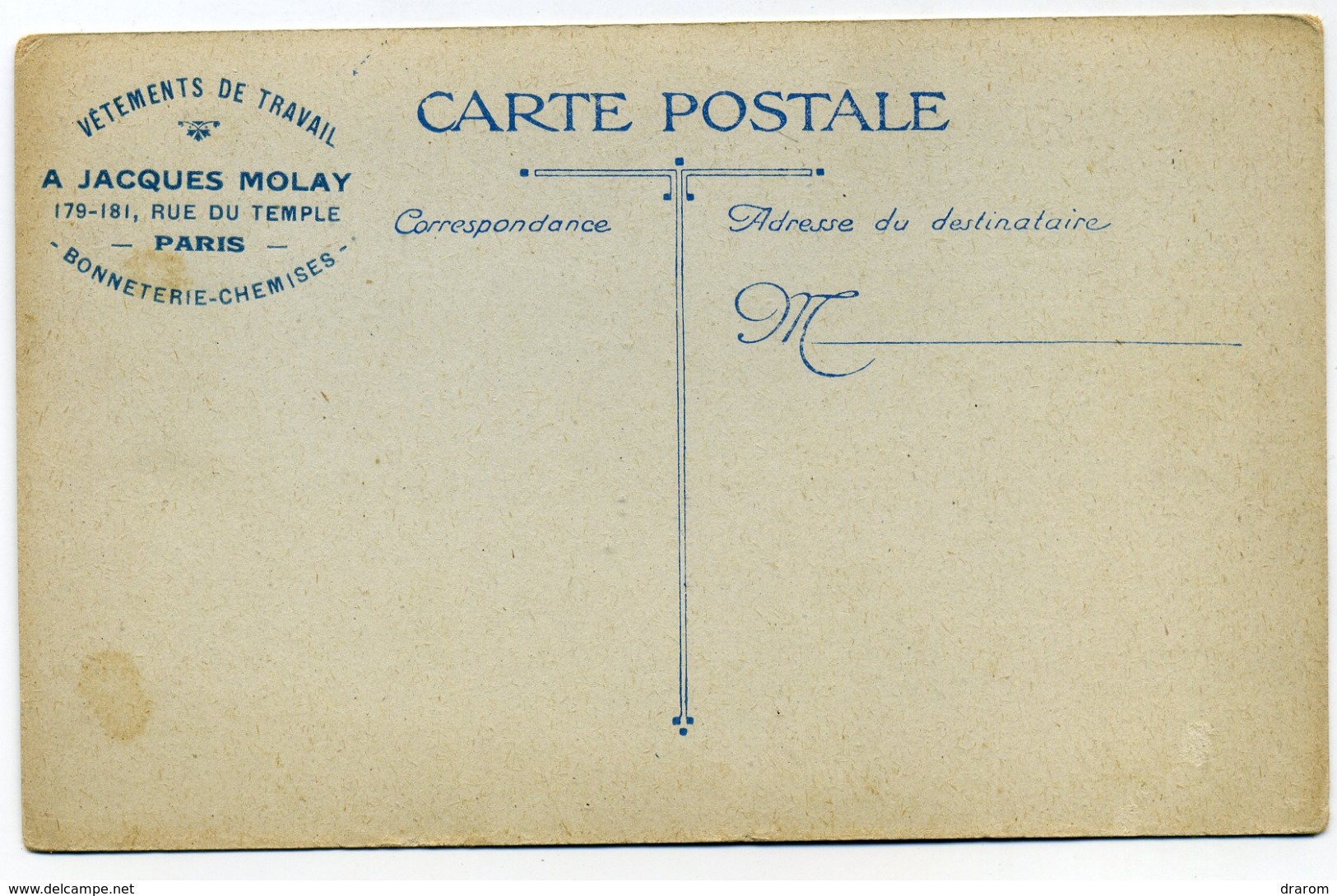 CPA 1915 Infanterie De Ligne L V C Al 2 Peintre Léon Hingre Vêtements De Travail A Jacques Molay - Uniformes