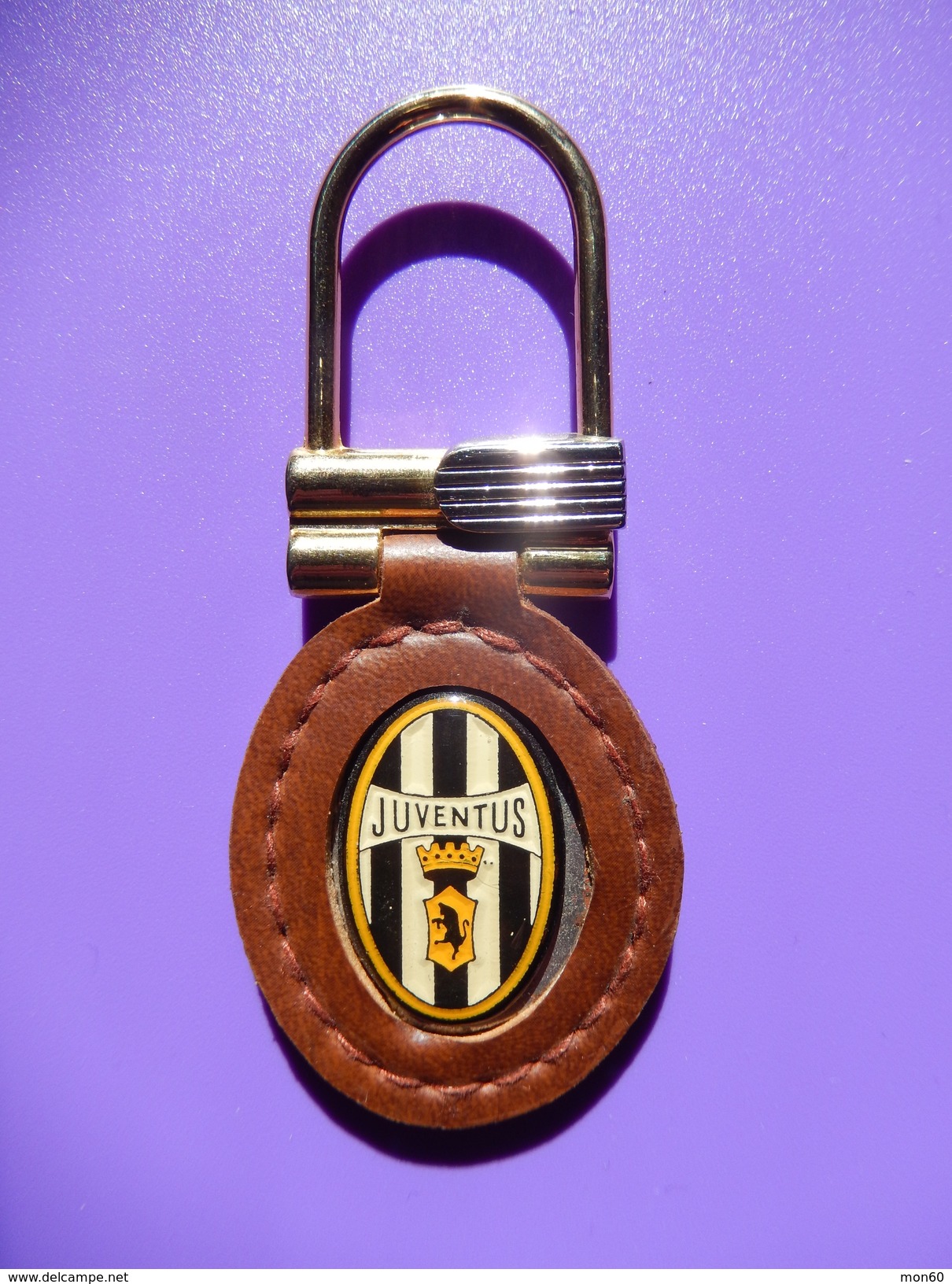 Portachiavi Vintage Calcio Juventus (cuoio) - C70 - Schlüsselanhänger