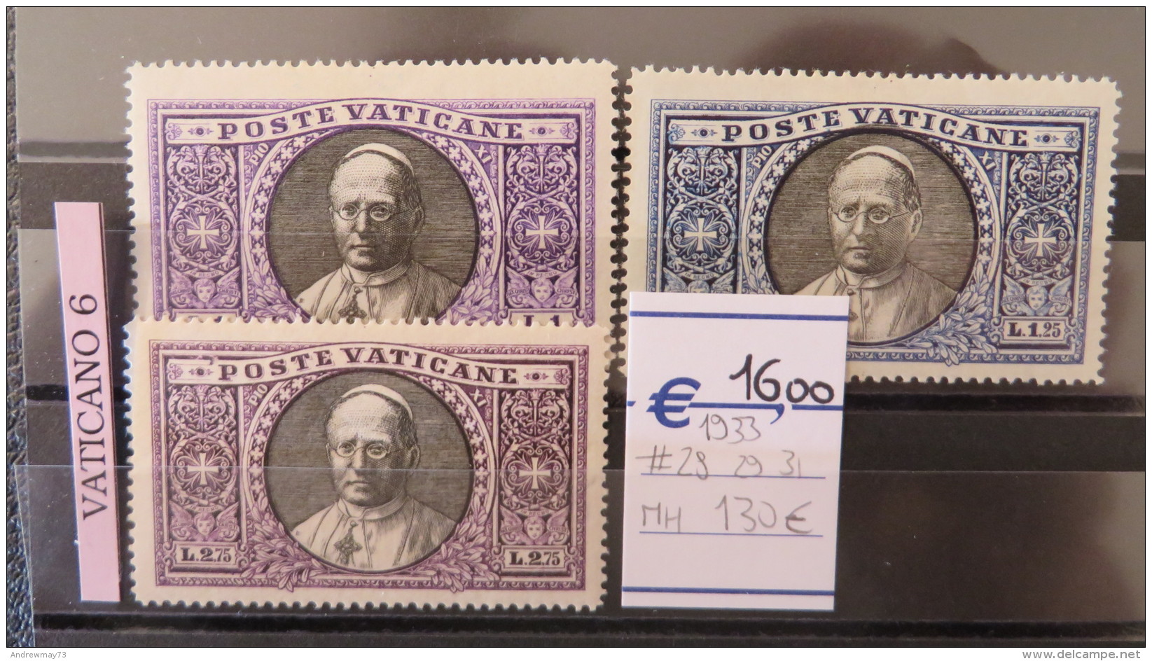 Vatican- Nice MH Selection - Unused Stamps