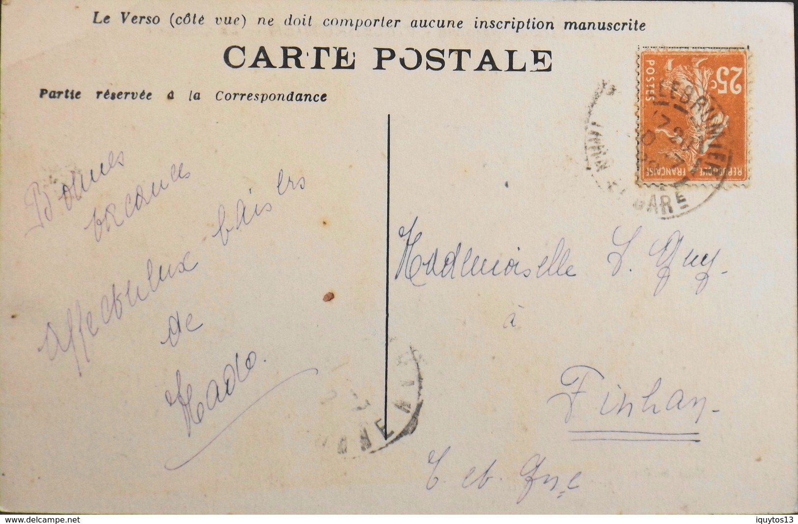 CPA.- FRANCE - Villebrumier Est Situé Dans Le Départ. Du Tarn-et-Garonne - Le Château - Daté 1923 - TBE - Villebrumier