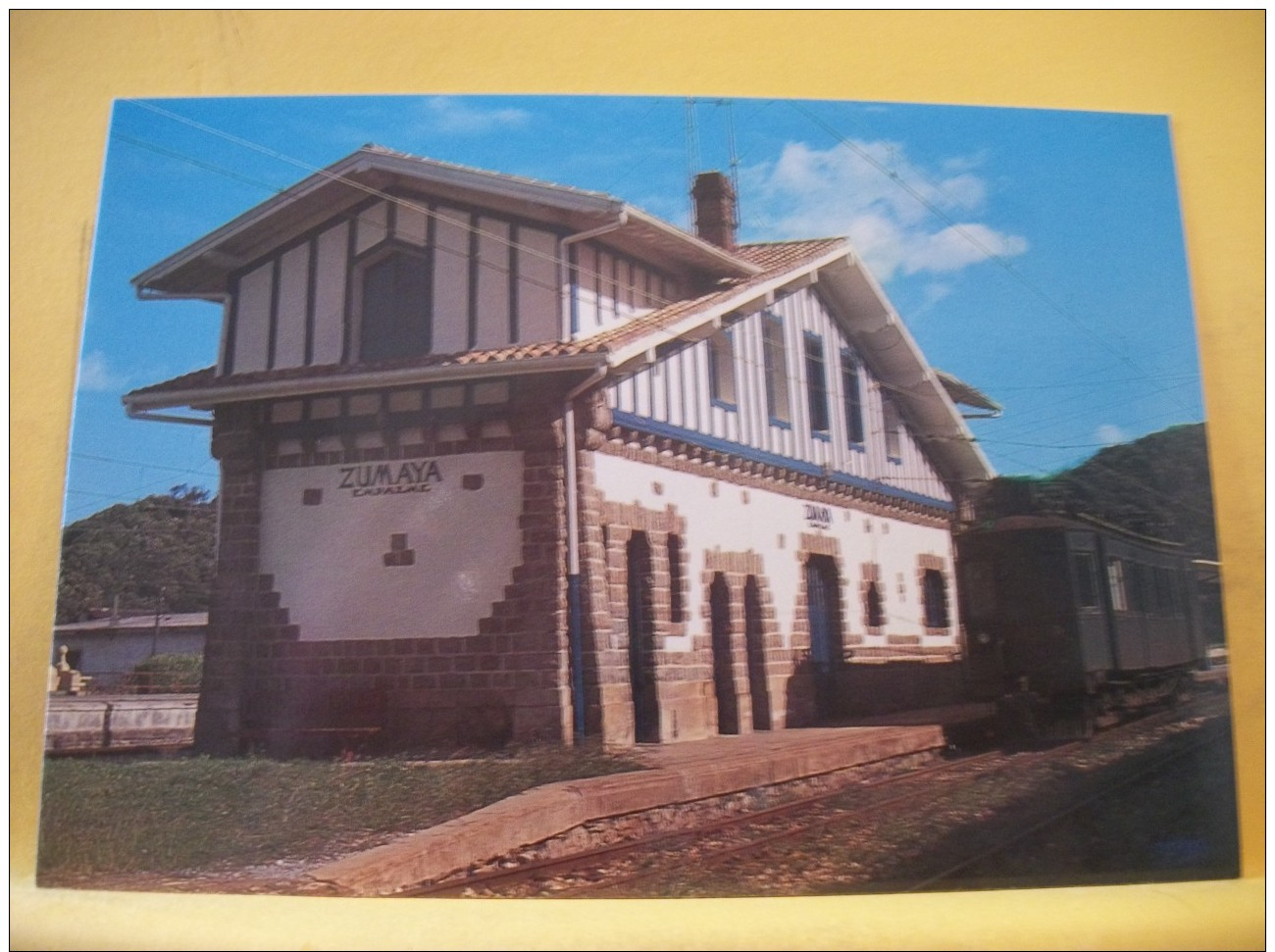 TRAIN 8497 -  VISTA N ° 57/289 - SERIE 289 Trenes Ferroviarios ESPAÑOLA -  FERROCARRIL DEL UROLA ESTACION DE ZUMAYA - Stations - Met Treinen