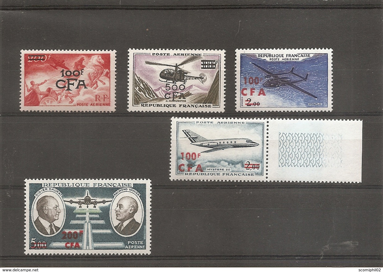 Réunion ( Lot De 5 Timbres De PA XXX -MNH) - Luchtpost