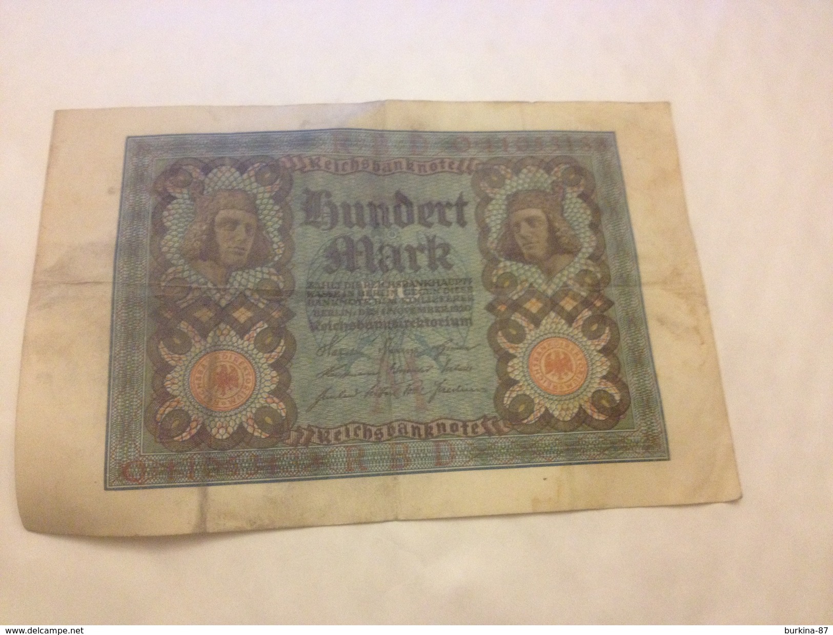 BILLET, 100 Mark , Empire Allemand - 100 Mark