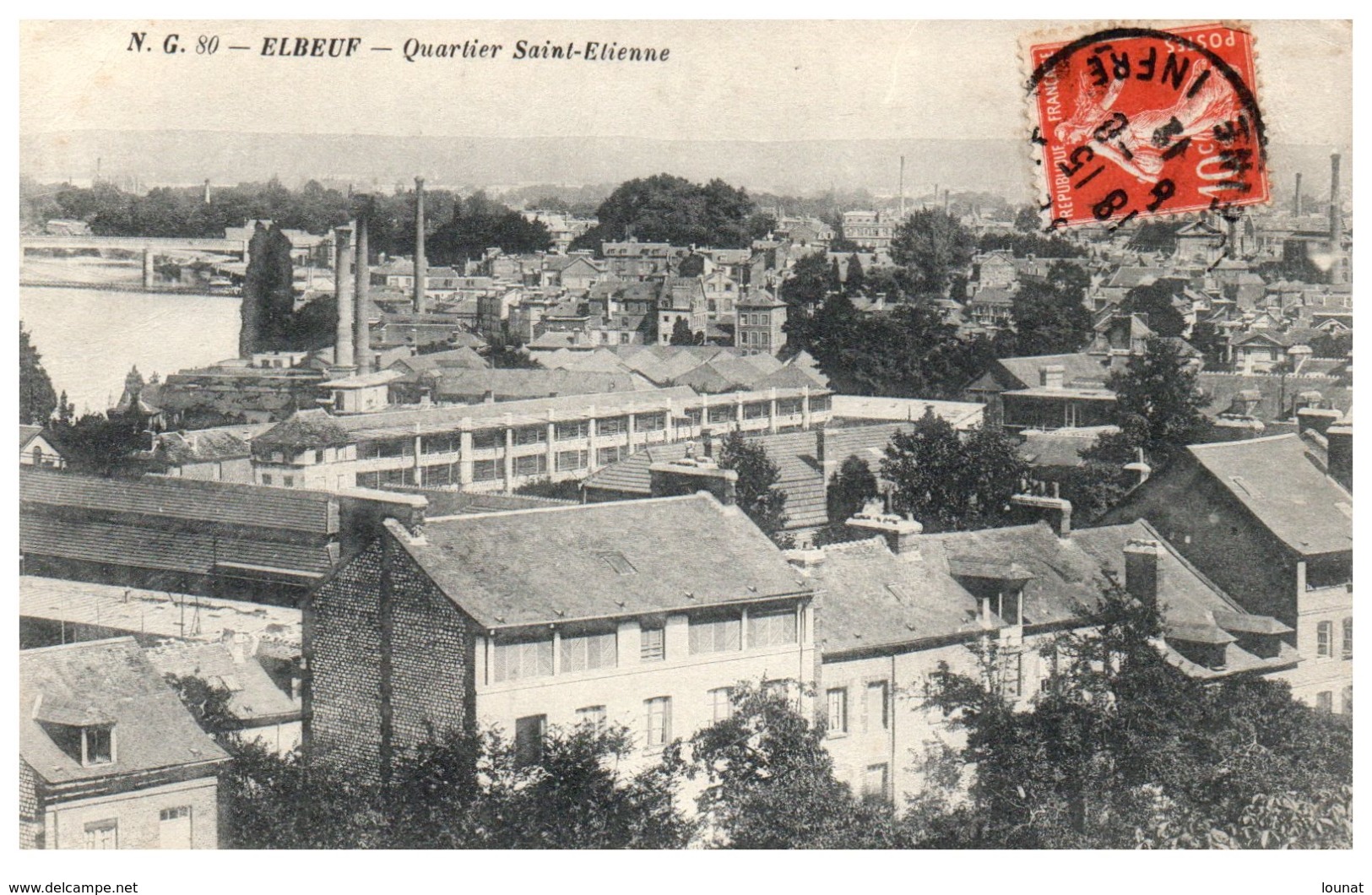 76 ELBEUF : Quartier Saint Etienne (pli Coin Droit) - Elbeuf