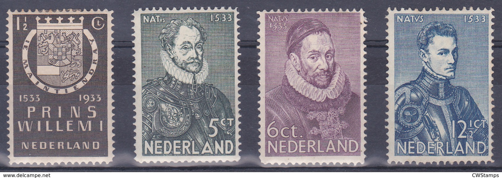 Nederland 1933 Nr 252-255 - Ongebruikt