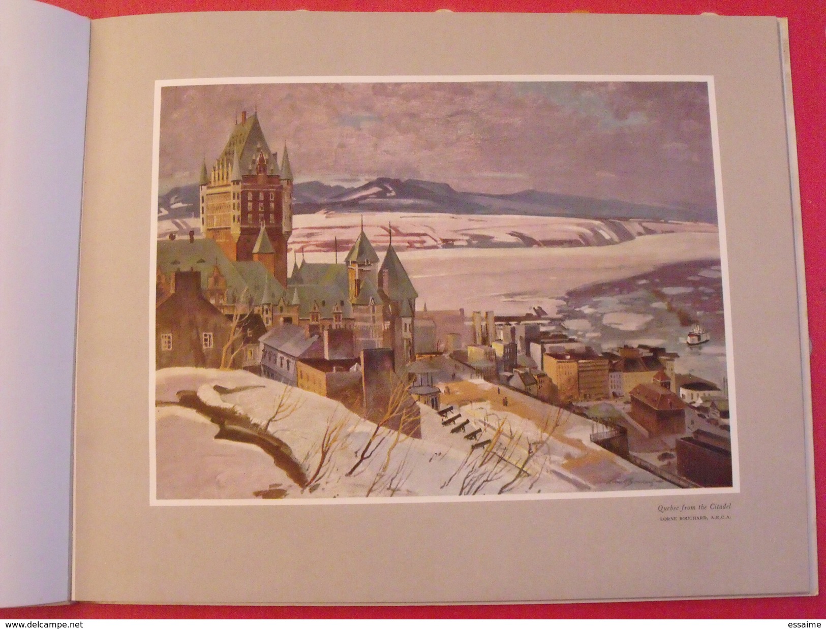 Cities Of Canada. 22 Planches Couleurs. Peintures Des Villes. Arbuckle Hallam Leighton Bice... Vers 1951. Emboitage - Architecture