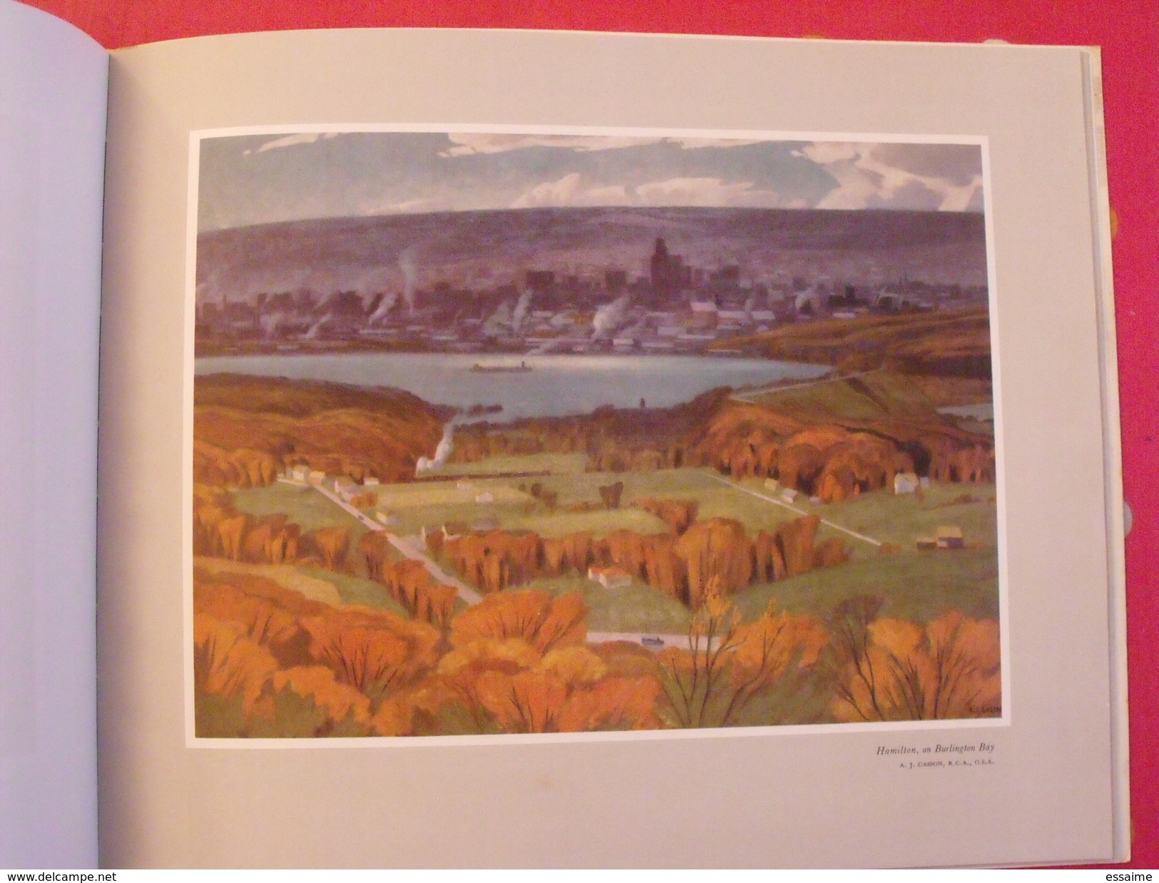 cities of Canada. 22 planches couleurs. peintures des villes. arbuckle hallam leighton bice... vers 1951. emboitage