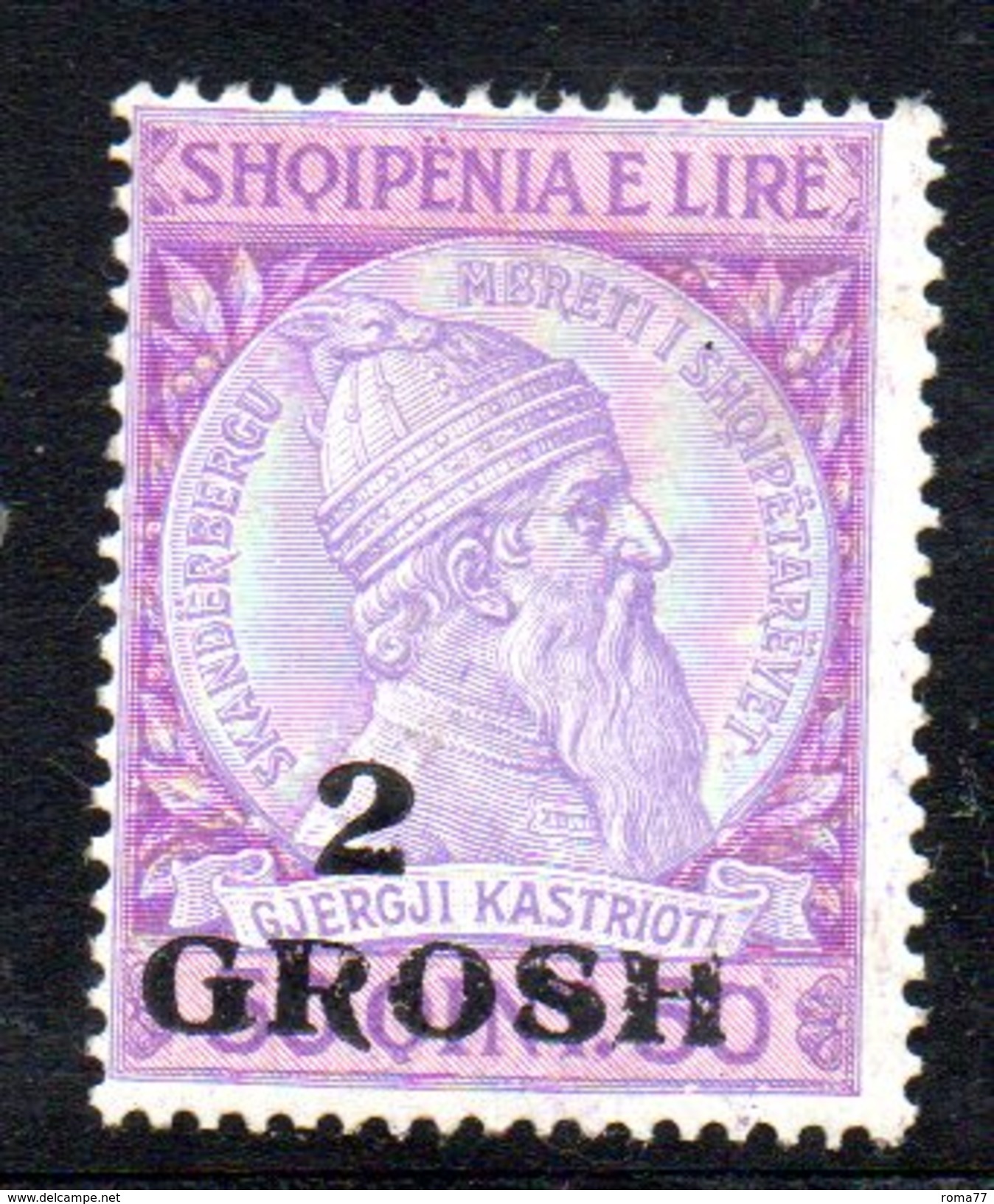 XP2602 - ALBANIA 1914 , Michel N. 45 *  Skandenberg - Albania