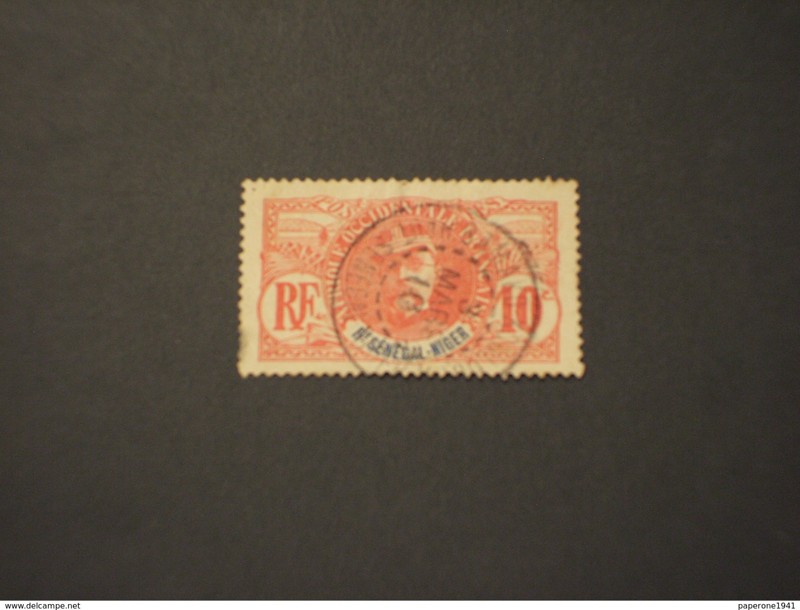 HAUT SENEGAL NIGER -  1906 GENERALE  10 C.- TIMBRATO/USED - Usados