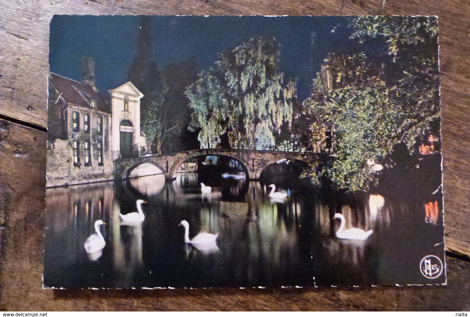 BELGIQUE, BRUGES, ILLUMINATION DU PONT DU BEGUINAGE - Brugge