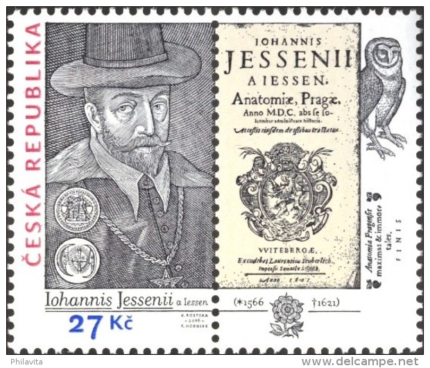 2016 Czech - 450. Geburtstag Vom / Birthday Of Jan Jessenius. JI With Poland, Slovakia, Hungary - 1v -MNH** - Ungebraucht