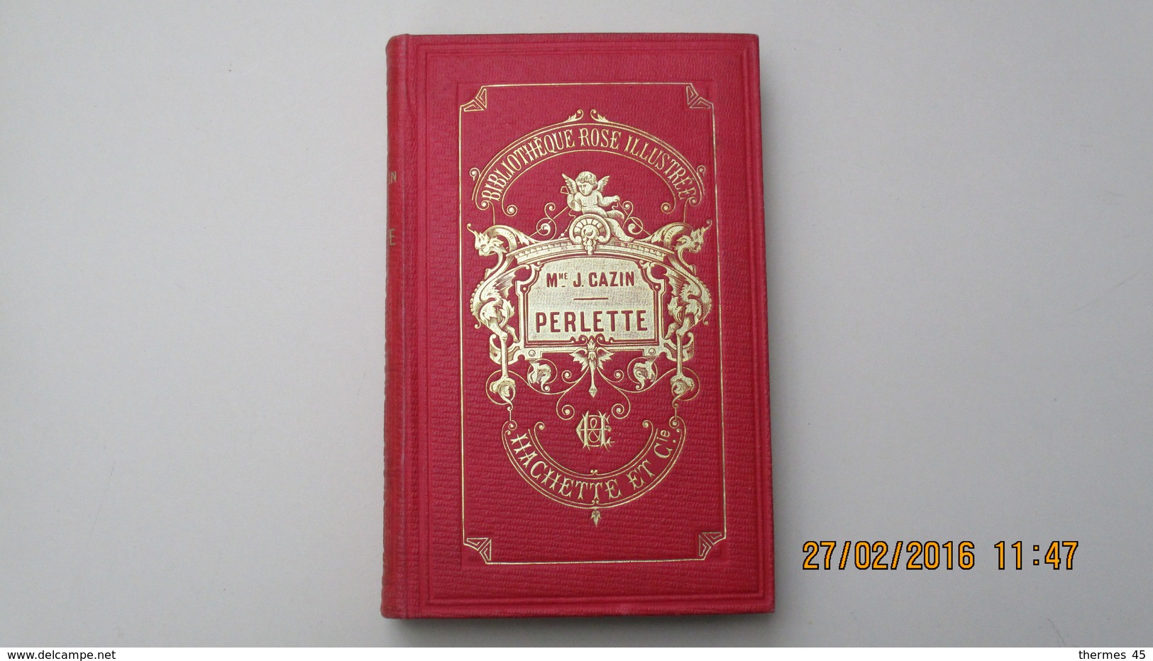 BIBLIOTHEQUE ROSE ILLUSTREE / MME JEANNE CAZIN / PERLETTE / HACHETTE 1887 - Bibliothèque Rose