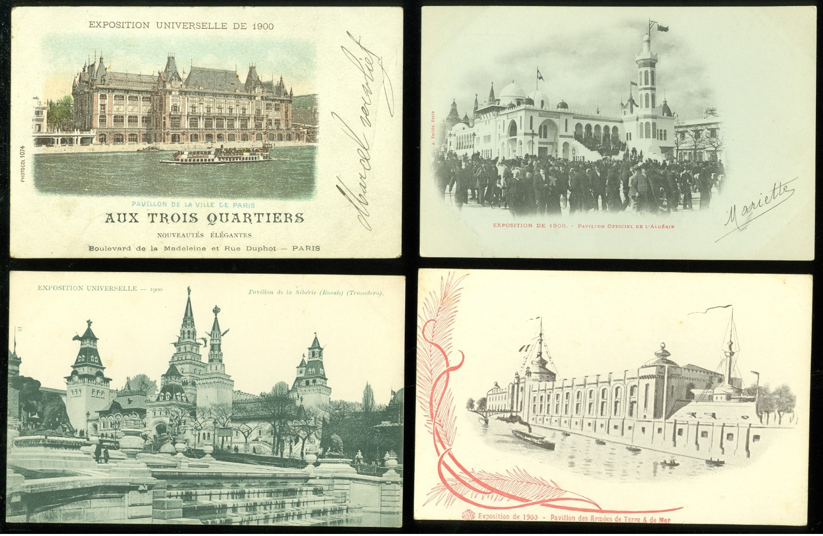 Beau Lot De 60 Cartes Postales De France Paris Exposition 1900   Mooi Lot Van 60 Postkaarten Van Frankrijk Parijs Expo - 5 - 99 Cartes