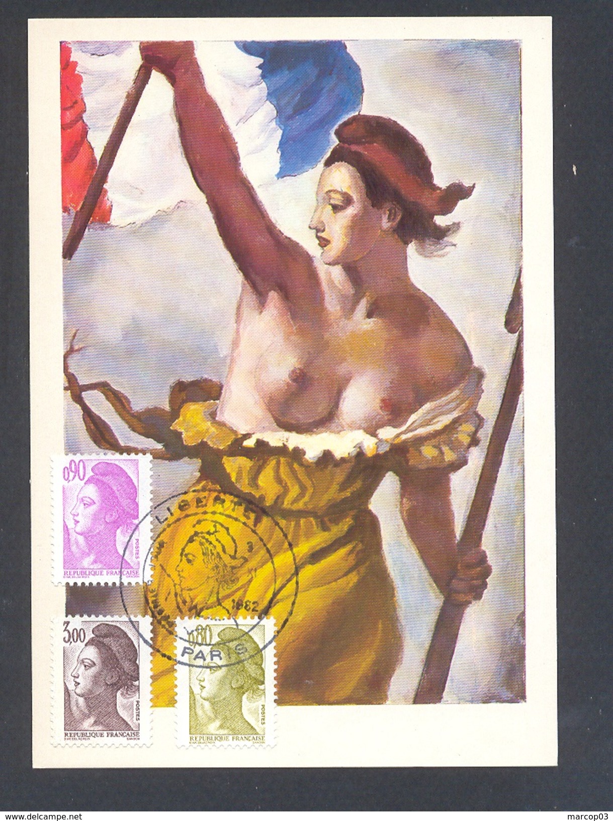 Type Liberté Premier Jour 1982 - 1980-1989