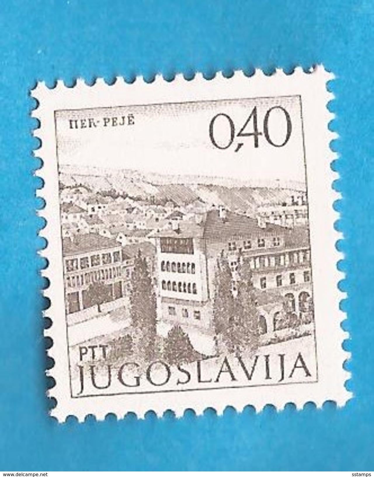 1972 1481 IIXC  OFSET PERF-  13 1-4 -- 12 1-2  KOSOVO  PECJUGOSLAVIJA JUGOSLAWIEN  BEACHTEN -- GUMMI  MATT  MNH - Unused Stamps