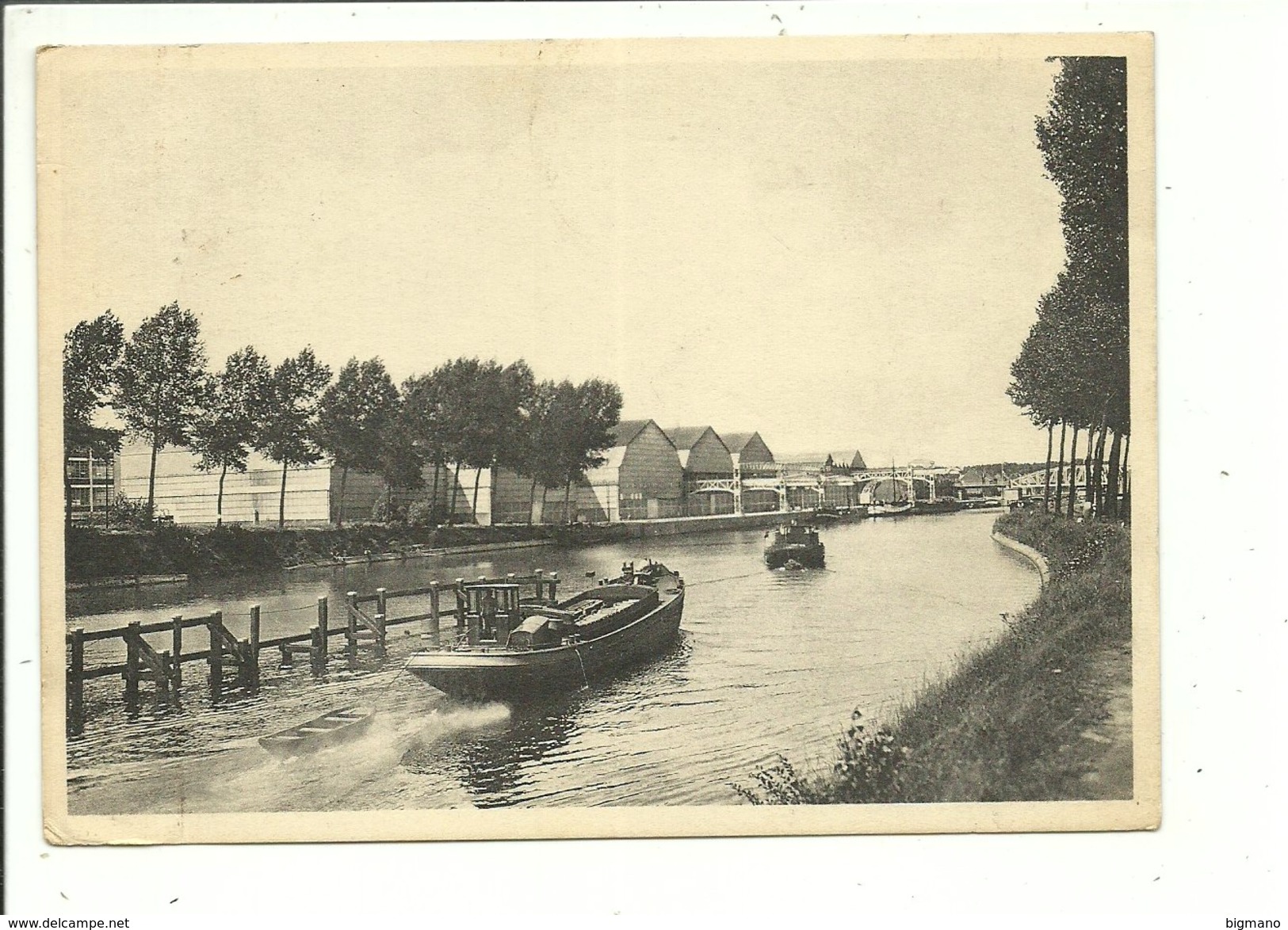 Kapelle Op Den Bos Vue Des Usines Eternit à Kapelle Op Den Bosch - Division Plaques  Eternit-fabrieken ( Péniche ) - Kapelle-op-den-Bos