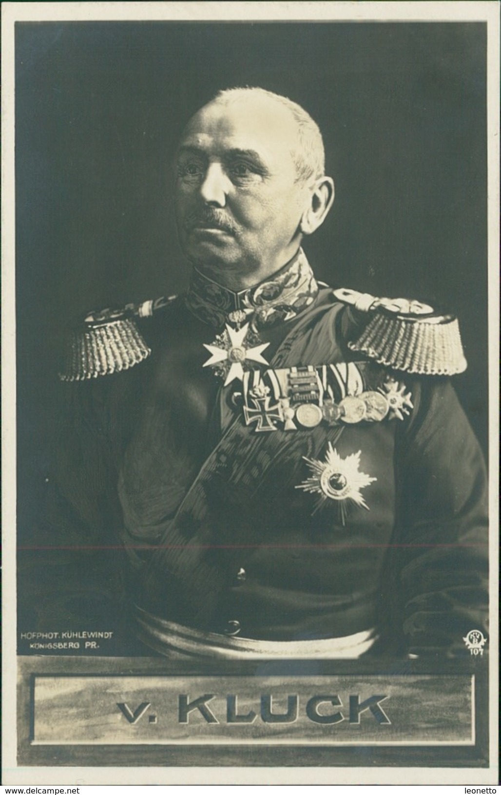 AK Generaloberst Alexander Von Kluck, Um 1915 (6519) - Personaggi