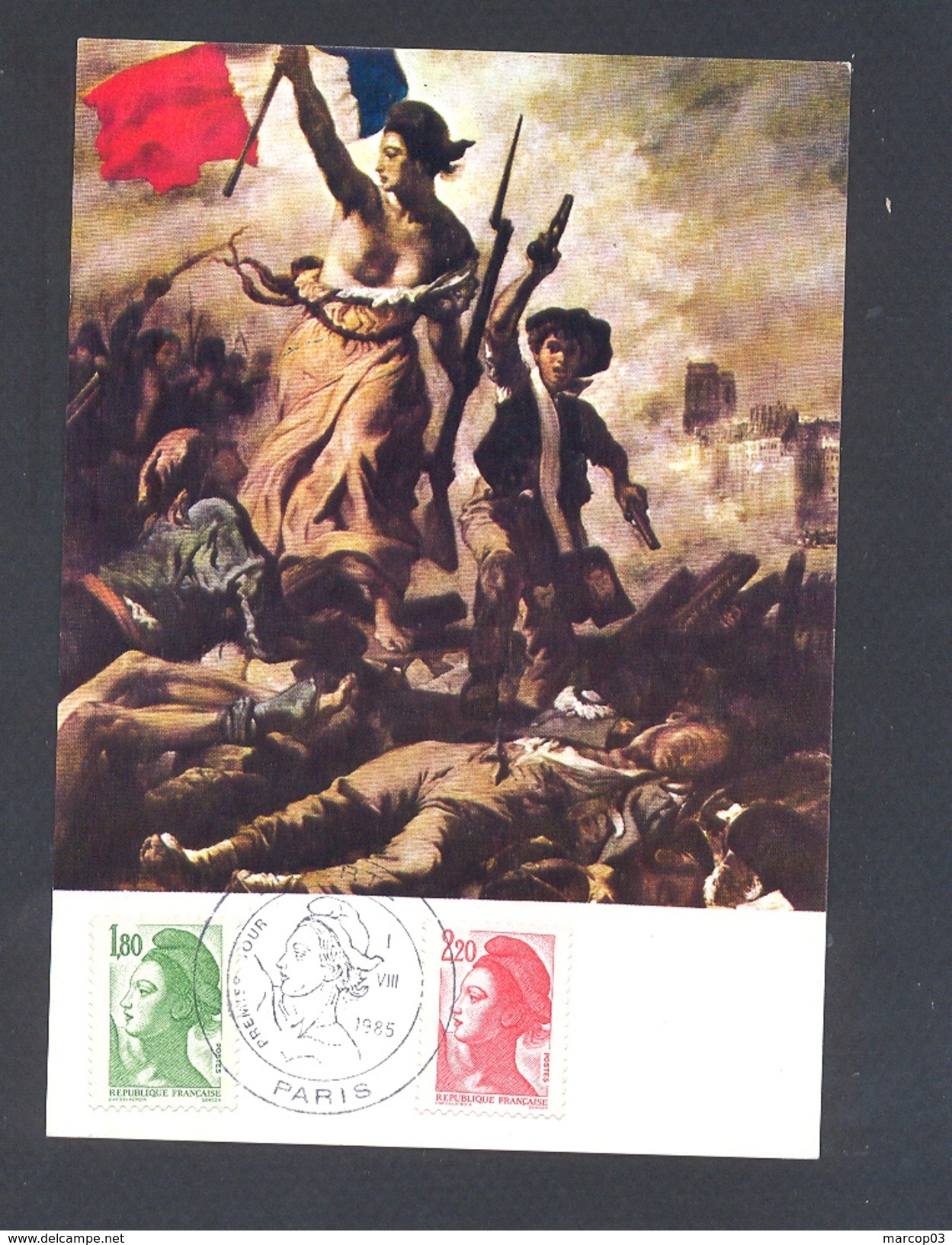 Type Liberté Premier Jour 1985 - 1980-1989