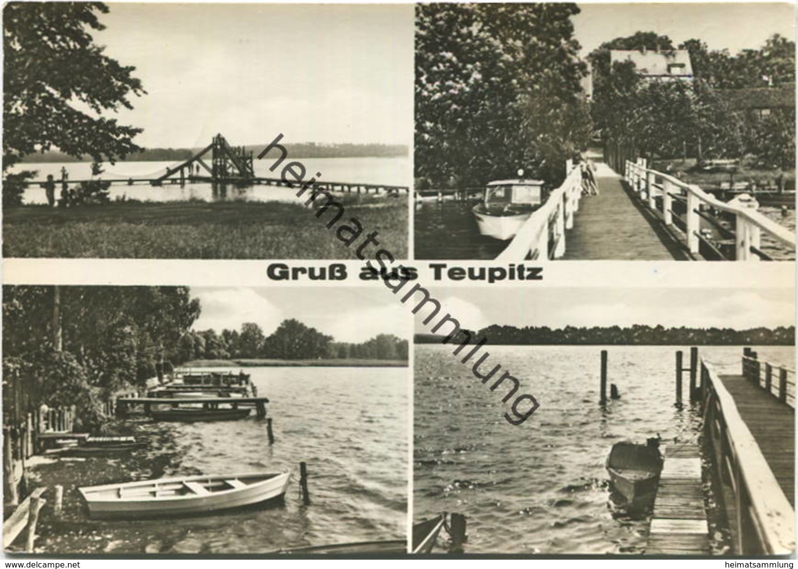 Teupitz - Foto-AK Großformat - Verlag Rotophot Bestensee Gel. 1968 - Teupitz