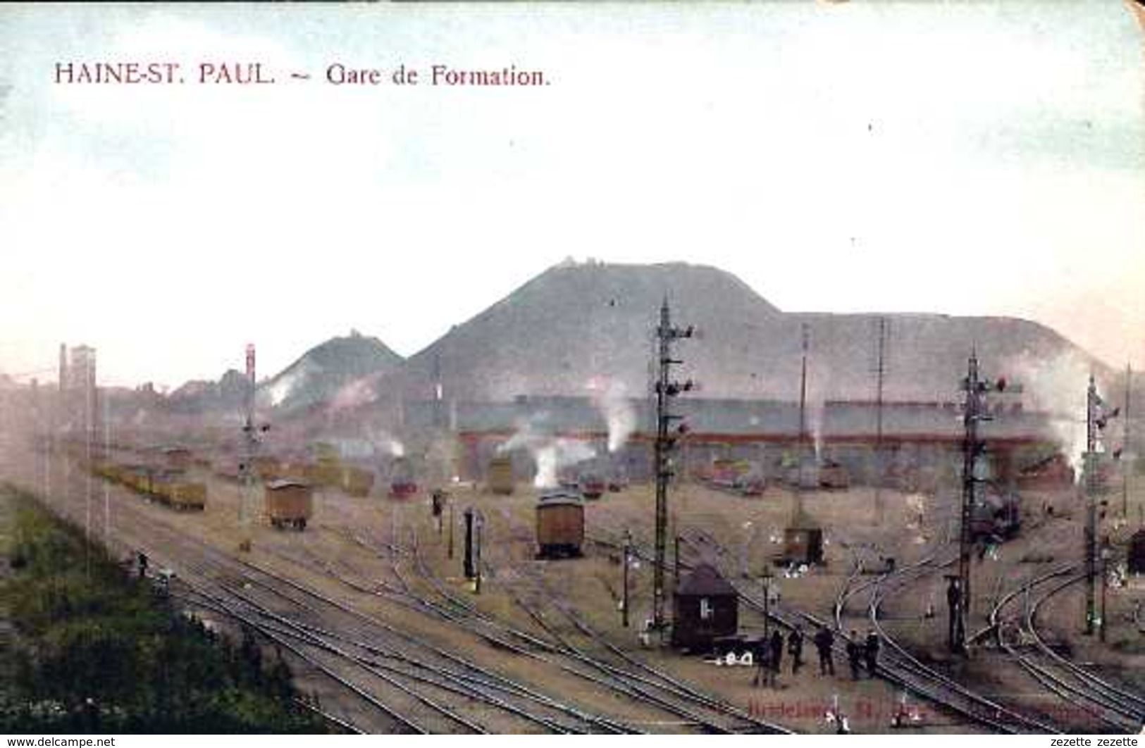 HAINE SAINT PAUL,  LA LOUVIERE, Gare De Formation, Terril, Charbonnage, éd. Bridelance,  (260) - La Louvière