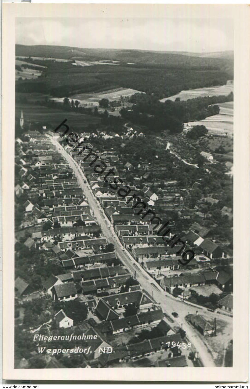 Weppersdorf - Fliegeraufnahme - Burgenland - Foto-Ansichtskarte - Sonstige & Ohne Zuordnung