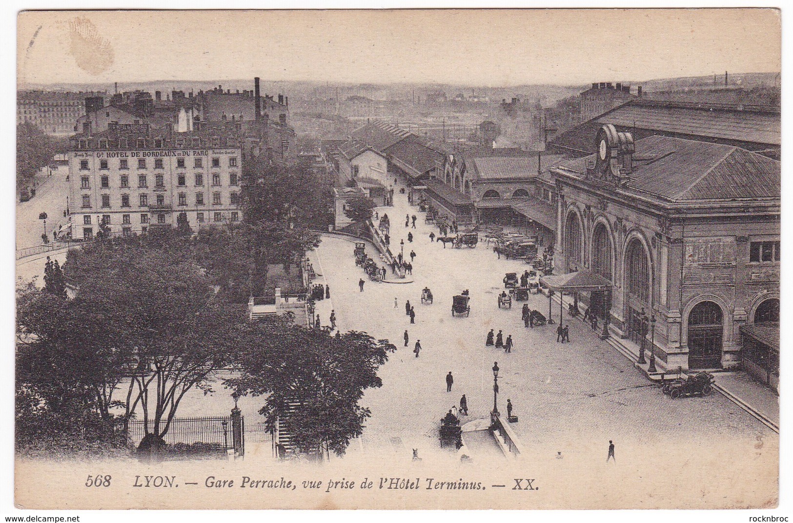 CPA - 69 - Lyon - Gare Perrache, Vue Prise De L'Hôtel Terminus - Lyon 2