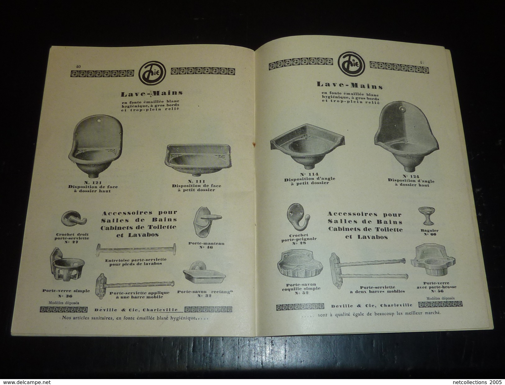 CATALOGUE PUBLICITAIRE - LES POELES CHEMINEES et AUTRES OBJET MOBILIER DEVILLE (CHARLEVILLE (ardennes) - DOCUMENTS (2)