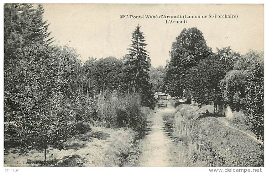 PONT L'ABBE D'ARNOULT VUE SUR L'ARNOULT - Pont-l'Abbé-d'Arnoult