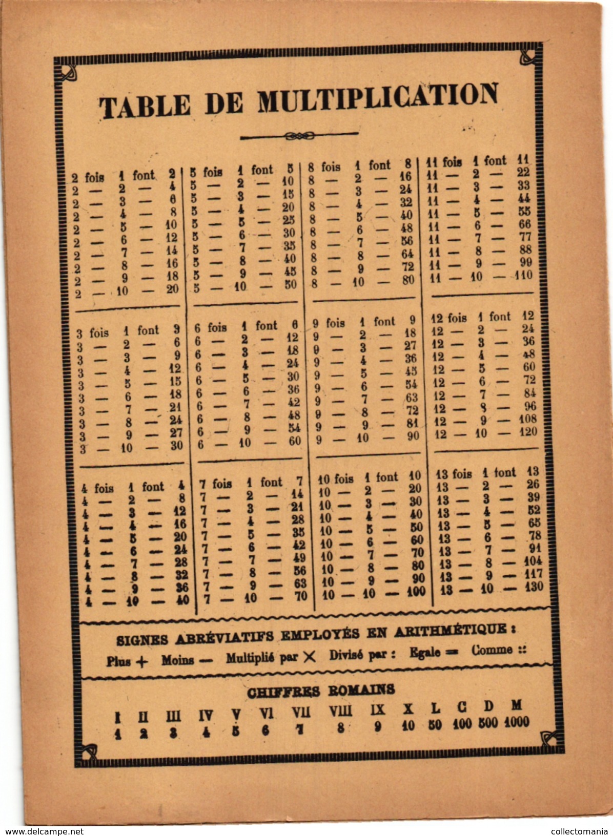 1 PROTEGE Cahier Book Cover  Pub Wood Milne Semelles Soles  Table De Multiplications  Golf - Altri & Non Classificati