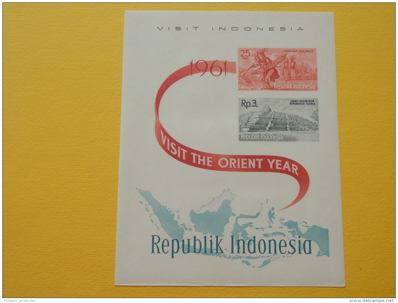 Indonesia 1961, VISIT THE ORIENT YEAR: Mi 291-00, Bl. 1-4, ** - Indonesië