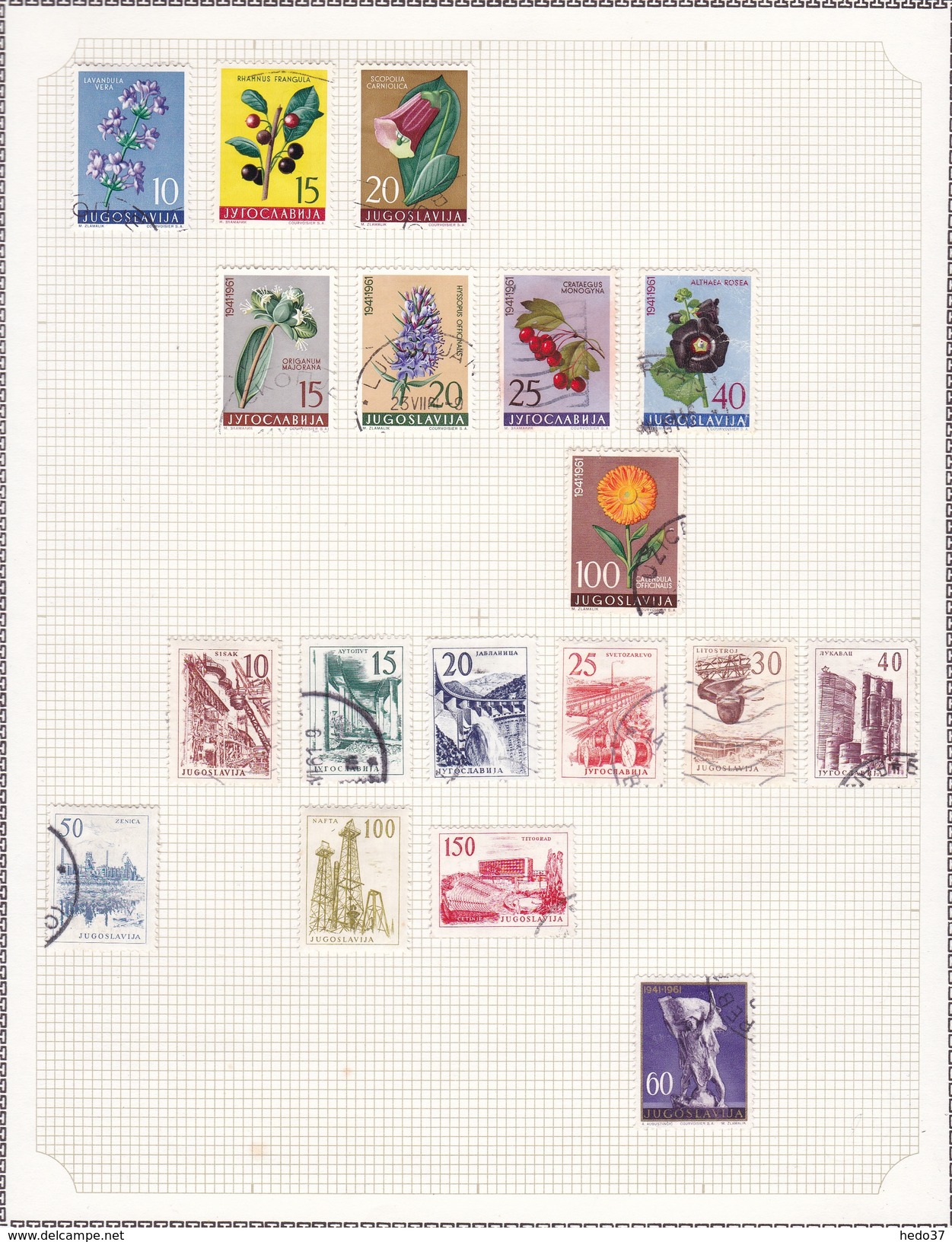 Yougoslavie - Collection Vendue Page Par Page - Timbres Neufs * / Oblitérés - B/TB - Lots & Serien