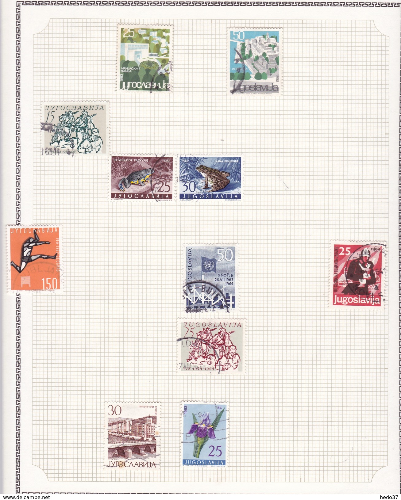 Yougoslavie - Collection Vendue Page Par Page - Timbres Neufs * / Oblitérés - B/TB - Collections, Lots & Series